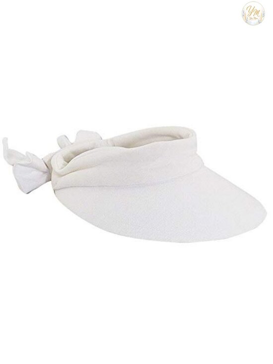 Women\'s Visor Hat Big Brim Cotton Sun Protection Golf Tennis